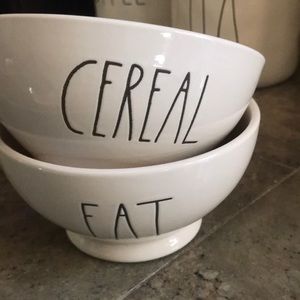 Rae Dunn eat and cereal bowls